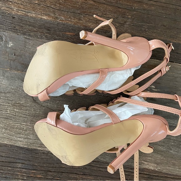 Giuseppe Zanotti Cruel Summers Sz 8 Authentic Heels Made in Italy, Pale Pink - Picture 6 of 14